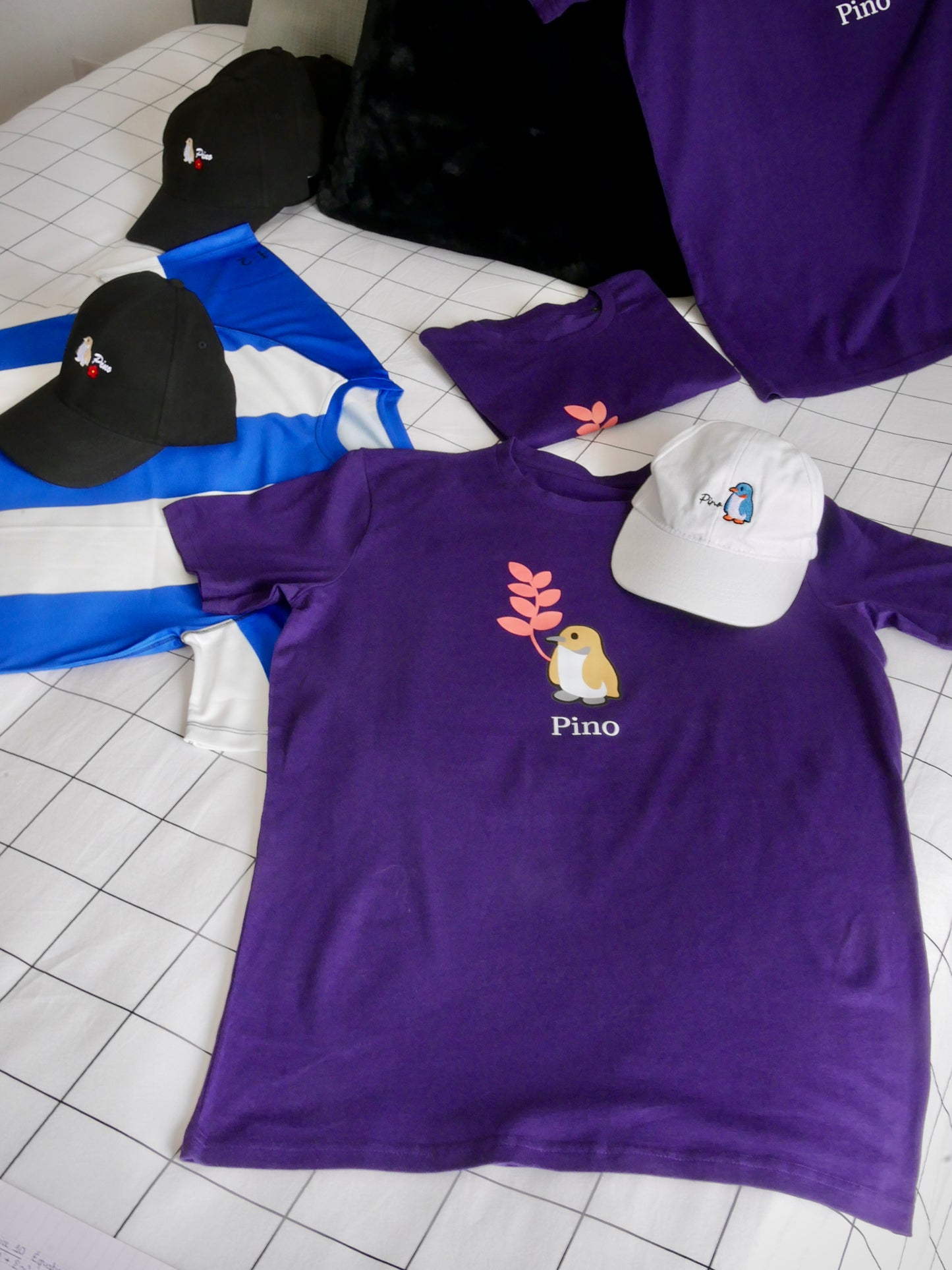 T-shirt PINO "Prune" en coton biologique