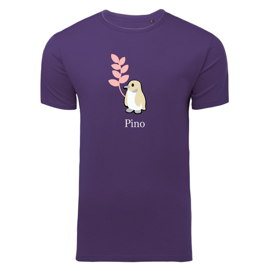 T-shirt PINO "Prune" en coton biologique